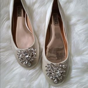 Badgley Mischka Bianca Embellished Ballet Flat